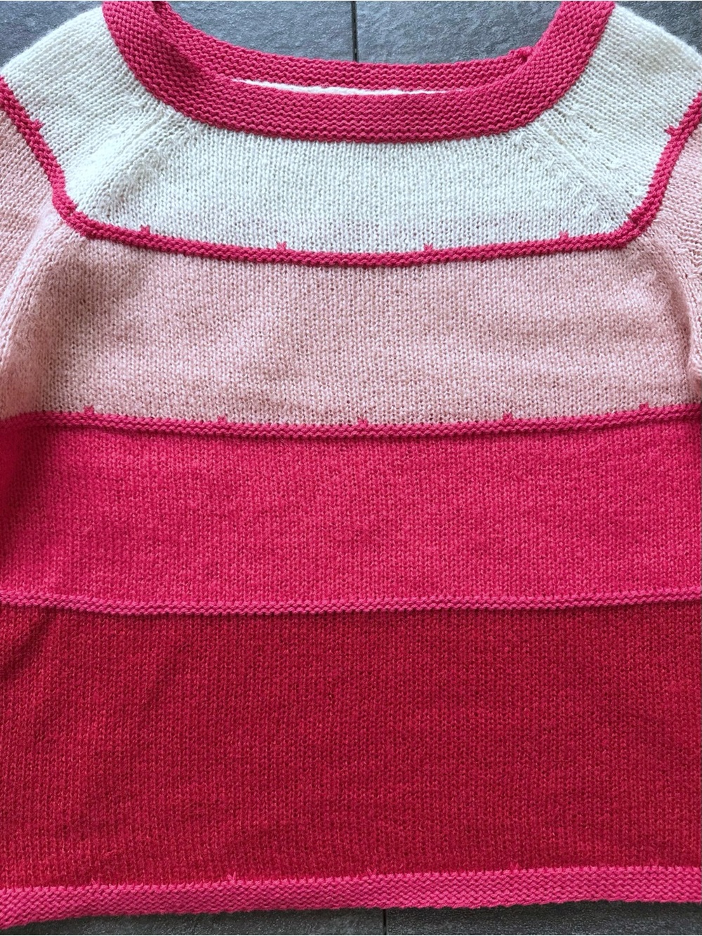 Cooperative’ NWOT Wool Blend Colorblock Cropped Sweater Women’s XS 3/4 Sleeve - Picture 5 of 11